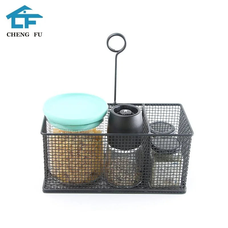 2022 OEM New Products Extra Large Iron Wire Kitchen Square Wall Mounted Hanging Storage Basket