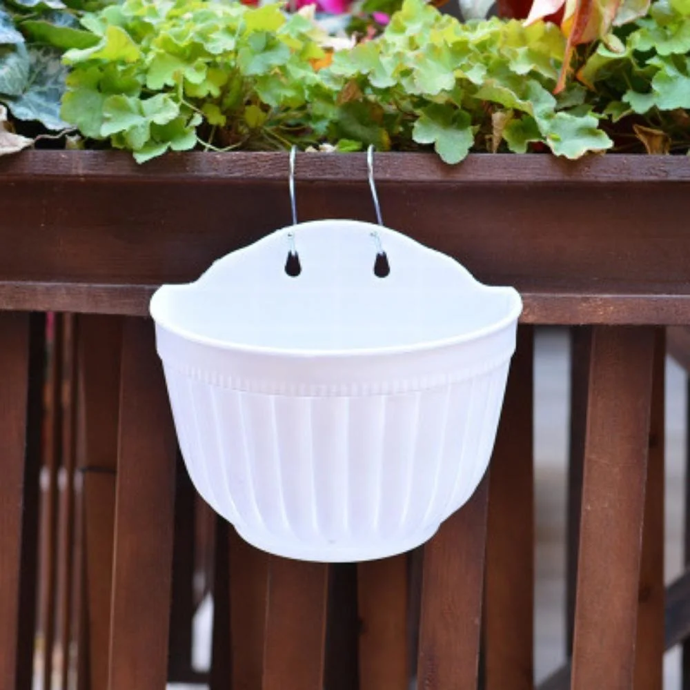 Plastic Hanging Flowerpot Home Garden Decoration Flowerpot Resin Water Storage Basket Bl20668