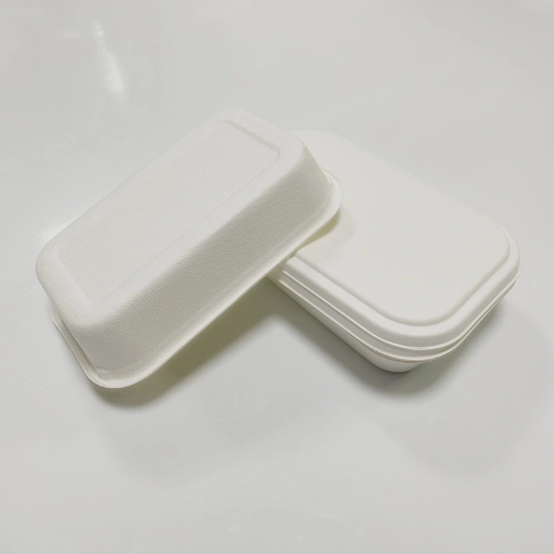 Sugarcane Bagasse Disposable Recyclable Biodegradable Paper Pulp Tray