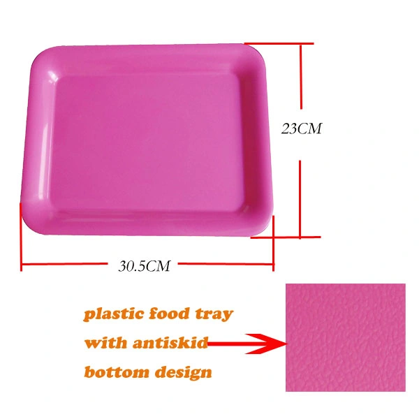 Promotion Safe Plastic Fast Food Serving Trays