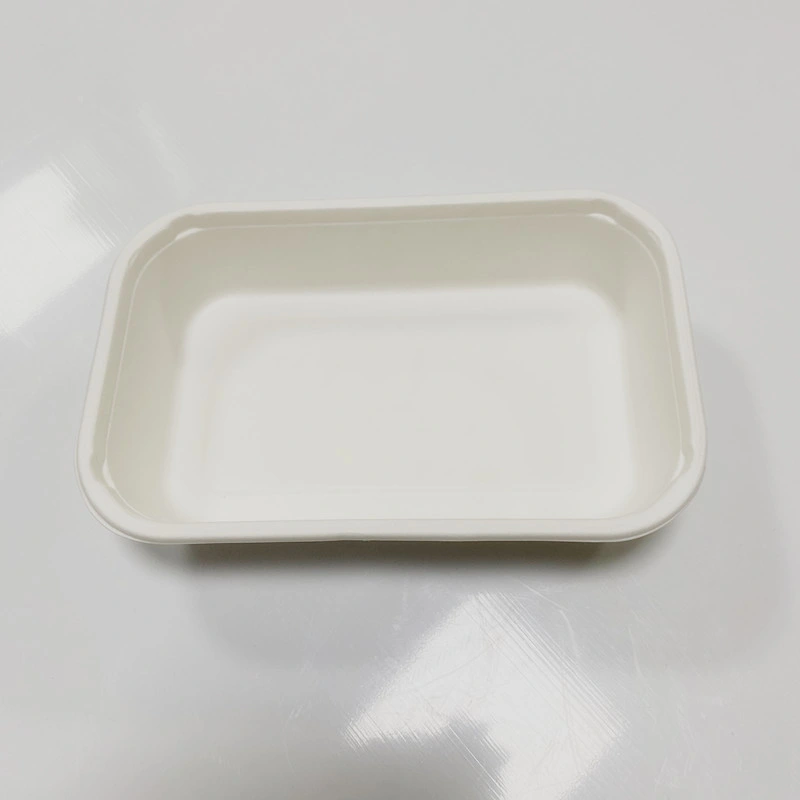 Sugarcane Bagasse Disposable Recyclable Biodegradable Paper Pulp Tray