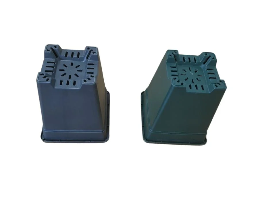 OEM ODM Square Plastic Flower Pots with Different Color Flower Pots with UV Protection