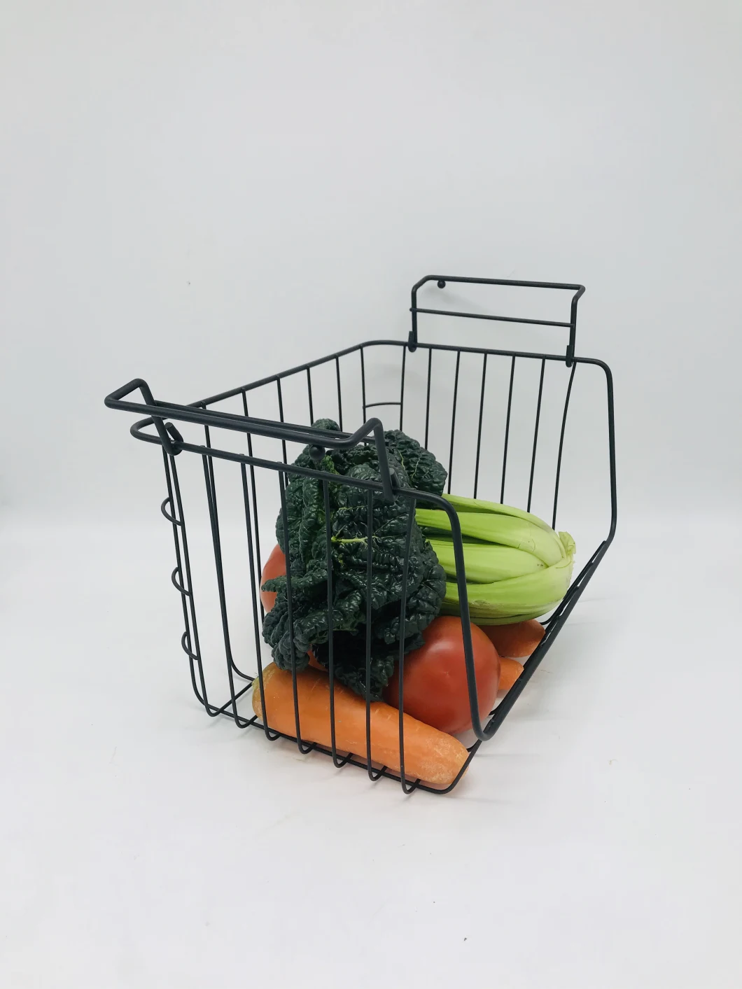 Kitchen Durable Hanging Iron Metal Fruit Vegetable Storage Basket