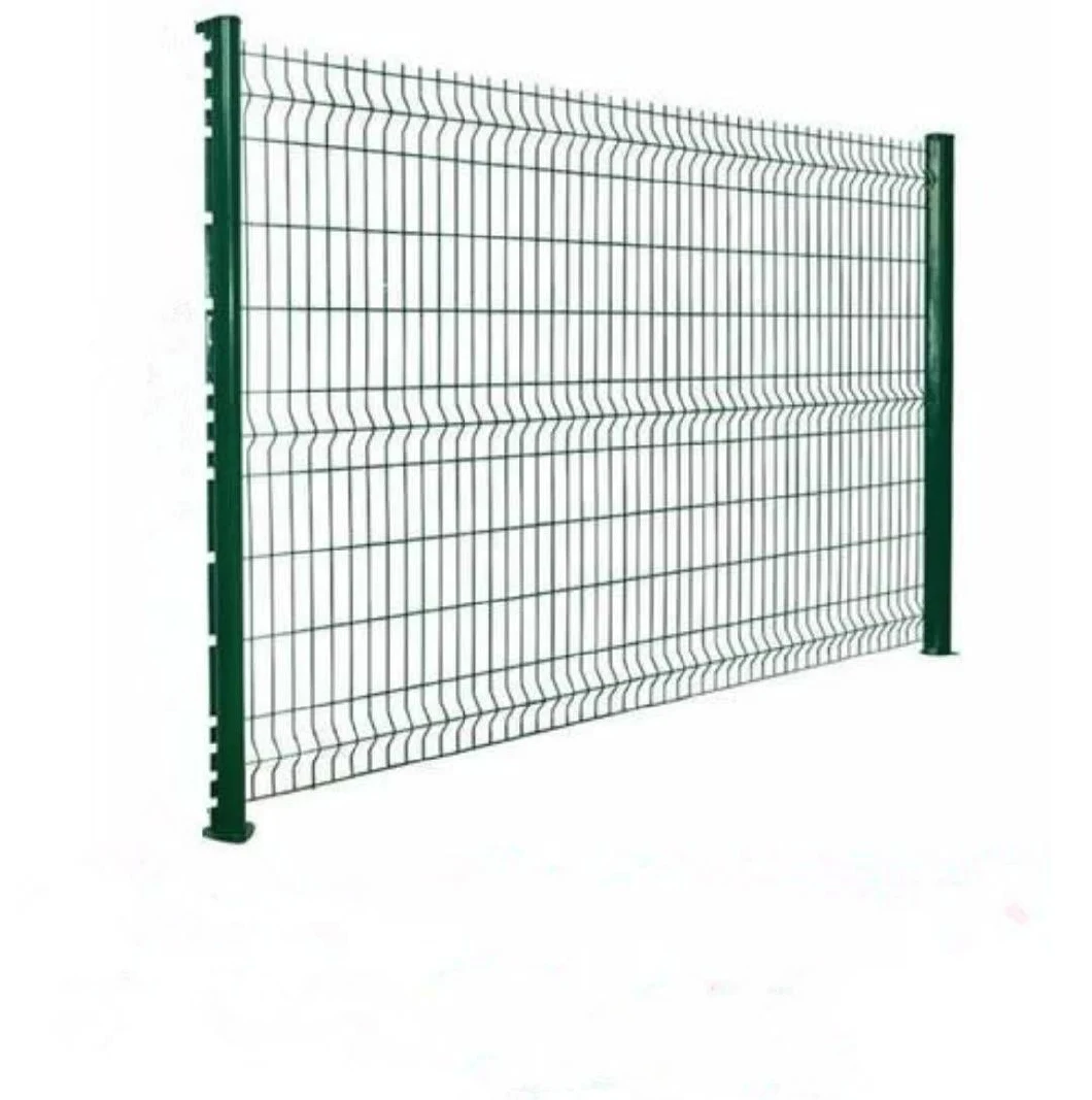 Aofu Wiremesh Temporary Yard Fence Wholesaler Strong Ability Withstand Pressure Galvanized Dipped Temporary Fence China 3D Curved Triangle Panel Fence