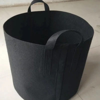 Black Fabric Grow Bags Flower Pot Wall Mounted for Plants