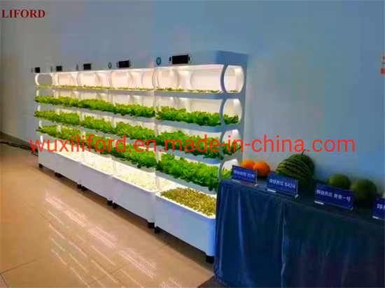 Home Floor Vertical Decor Large Square White Plastic Flower Pots Glazed Planter Hydroponics Pots
