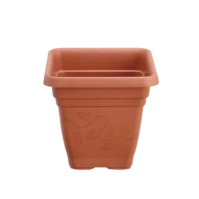 Square Plastic Flower Pot (KD2401-KD2403)