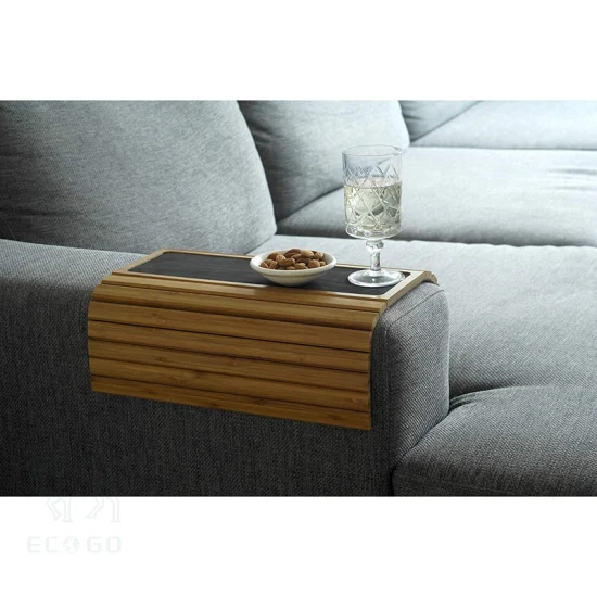 Bamboo Sofa Arm Tray Bamboo Couch Tray Sofa Arm Table Holder for Drinks