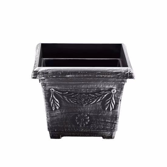 Classic Square Plastic Flower Pot (KD4101-KD4102)