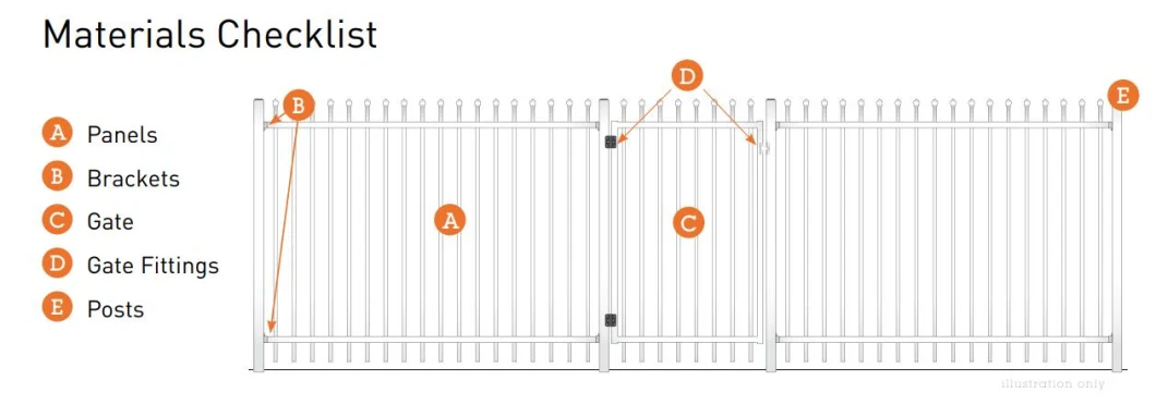 Aluminum/Galvanized Steel Hercules Pressed Spear Top Fence for Security/ Yard/House/School/Factory/Garden/Lawn/Bridge/Boundary1