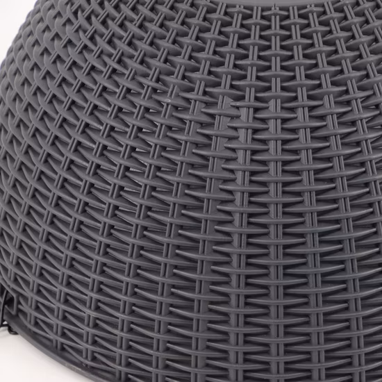 Factory Directly Sale High Quality PP Traditional Hanging Basket with Hanger Plastic Flower Pot Plant Pot Garden Planter