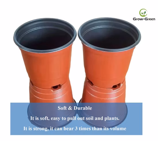 Different Size Thick Plastic Flower Plants Nursery Pots Grow Pots Flower Pots Garden Pots Plant Pot Garden Outdoor Growing Planter Pots Factory Wholesale Price