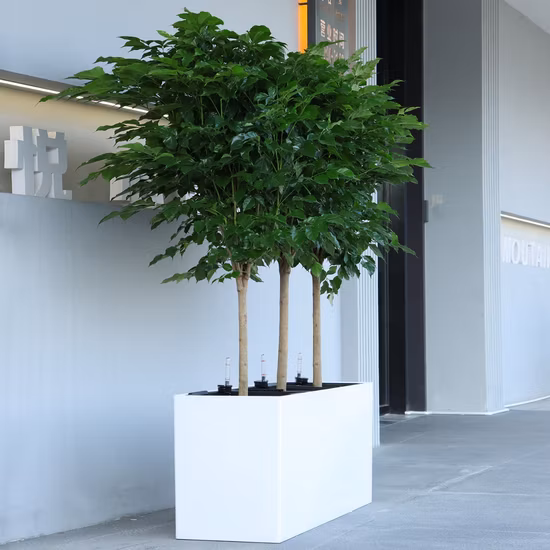 Garden Rectangle LED Remote Control&nbsp; Plant Pots Wholesale