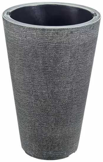 Tall Round Plastic Flower Pot Home Plant Pot (KD9951-KD9954)
